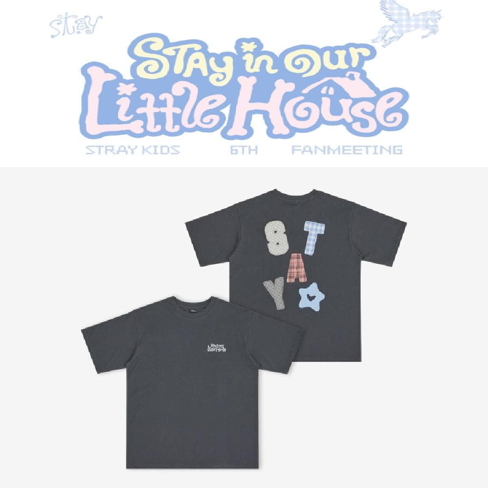 Pre-order Stray Kids 6th Fanmeeting Stay in Our Little House T-shirt