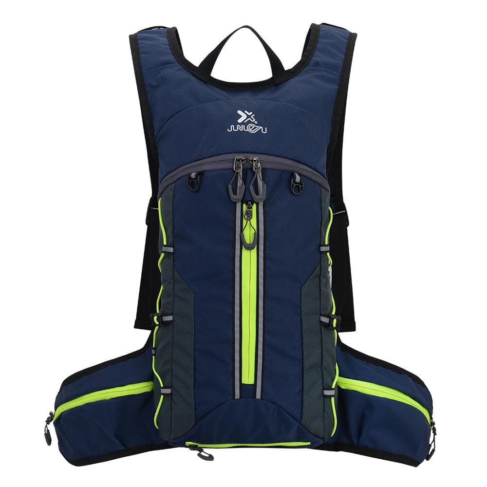 Hydration Backpack Waterproof Pack Lightweight Reflective Trim Folding Backpack for 2L Water dark blue