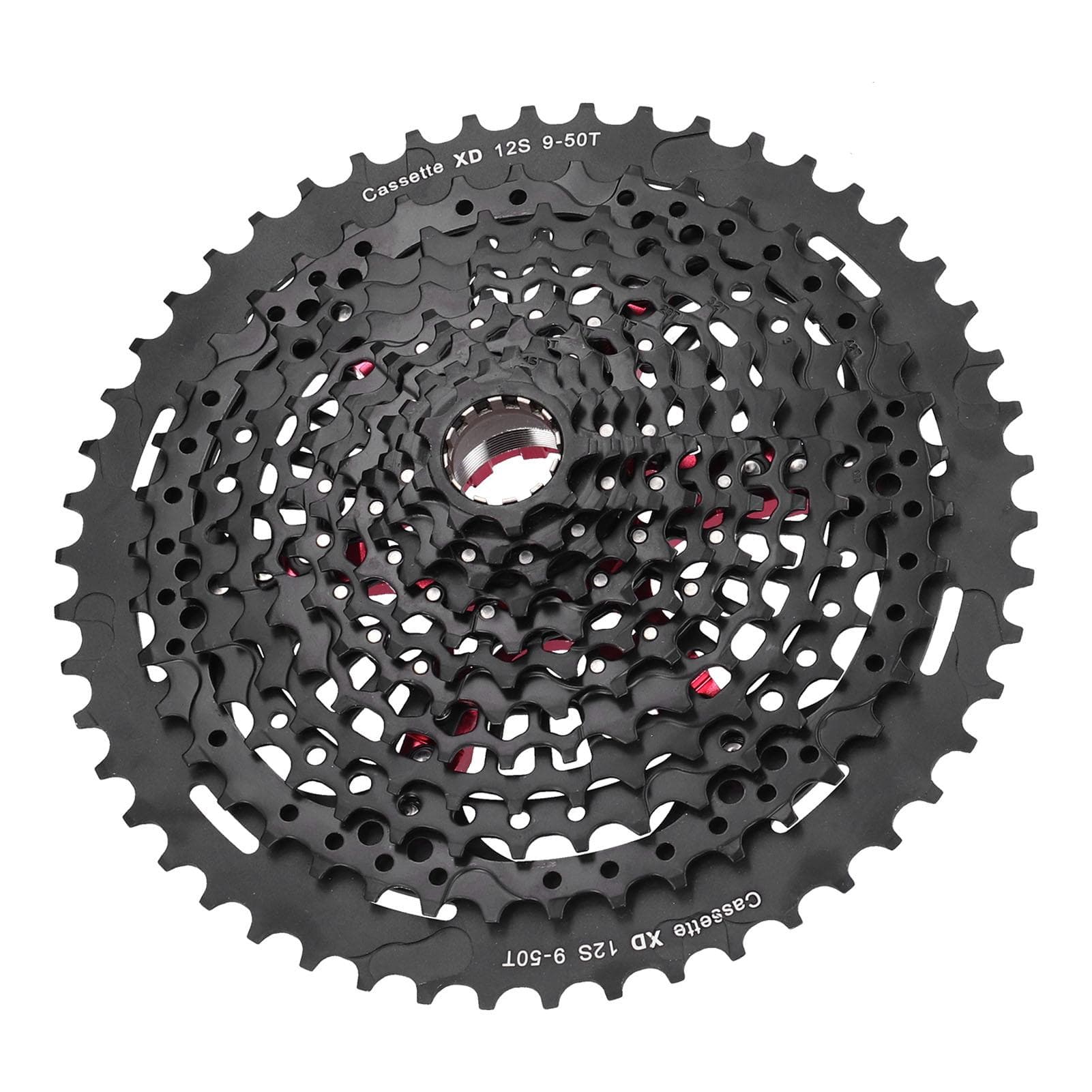 Bike Aluminium Alloy Flywheel 12 Speed 9?50T Cassette Flywheel XD System Bicycle Accessory