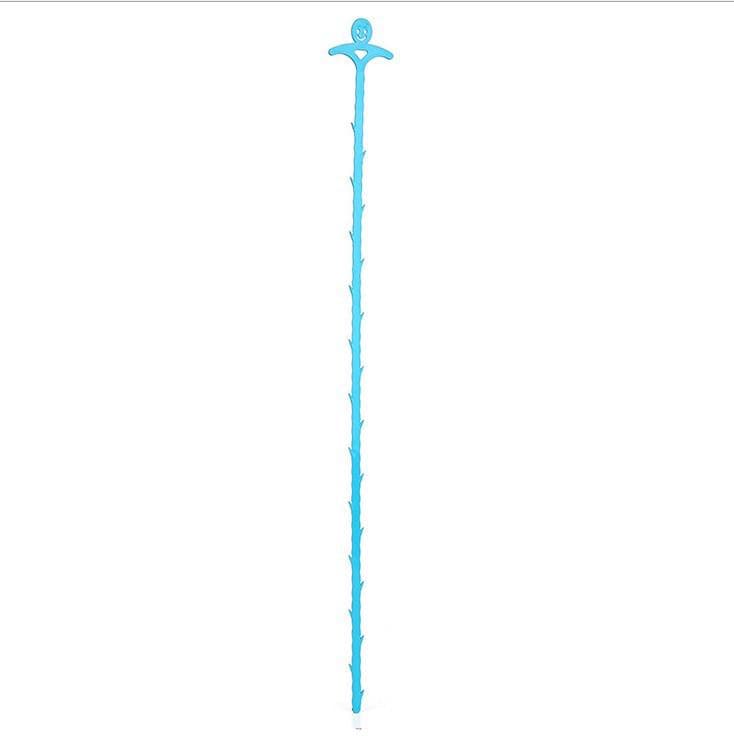 Sink Cleaning Hook Bathroom Floor Drain Sewer Dredge Device Small Tools Creative Home blue