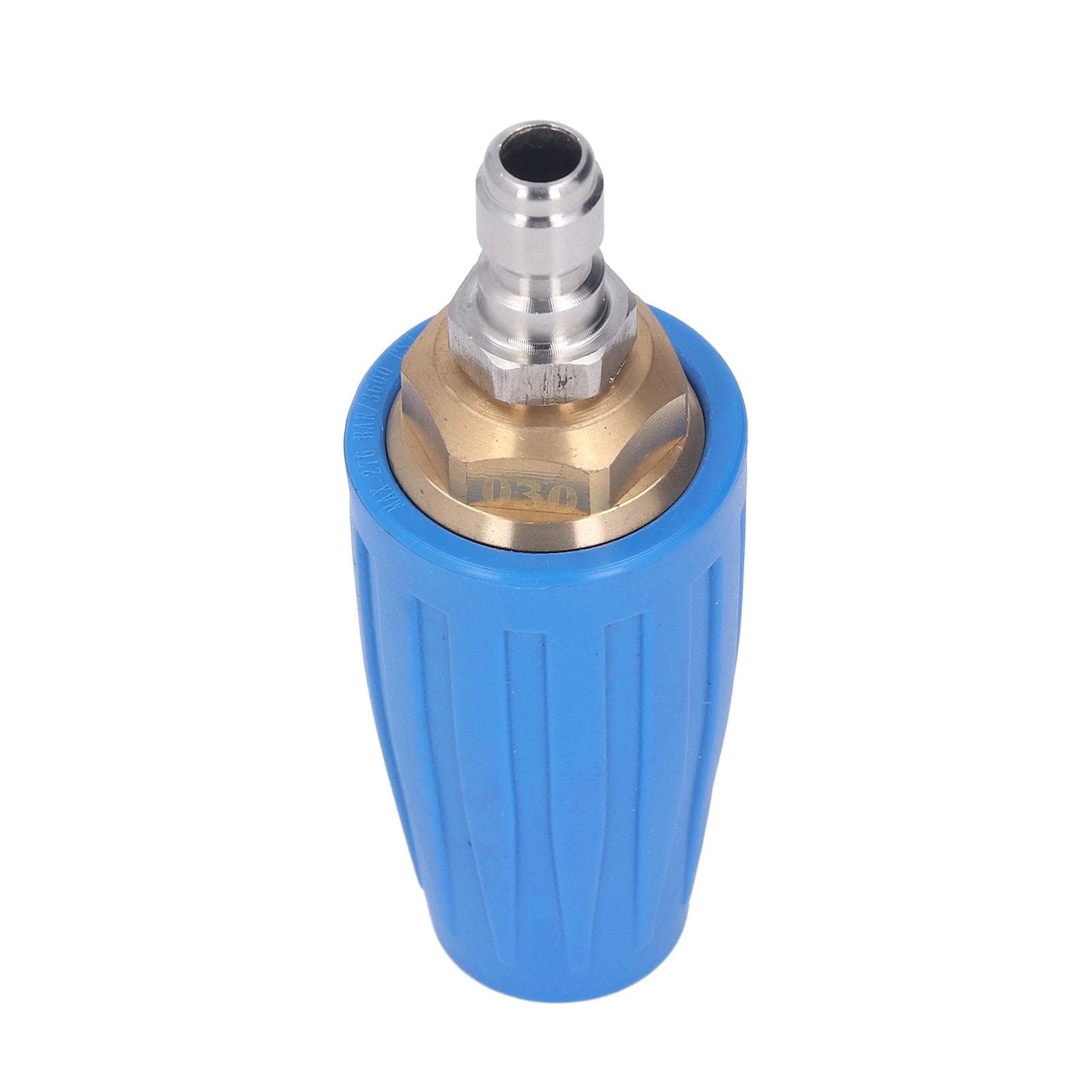 14in High Pressure Washer Turbo Nozzle 3600PSI 3.0 GPM Rotating Spray Tip Quick Connection