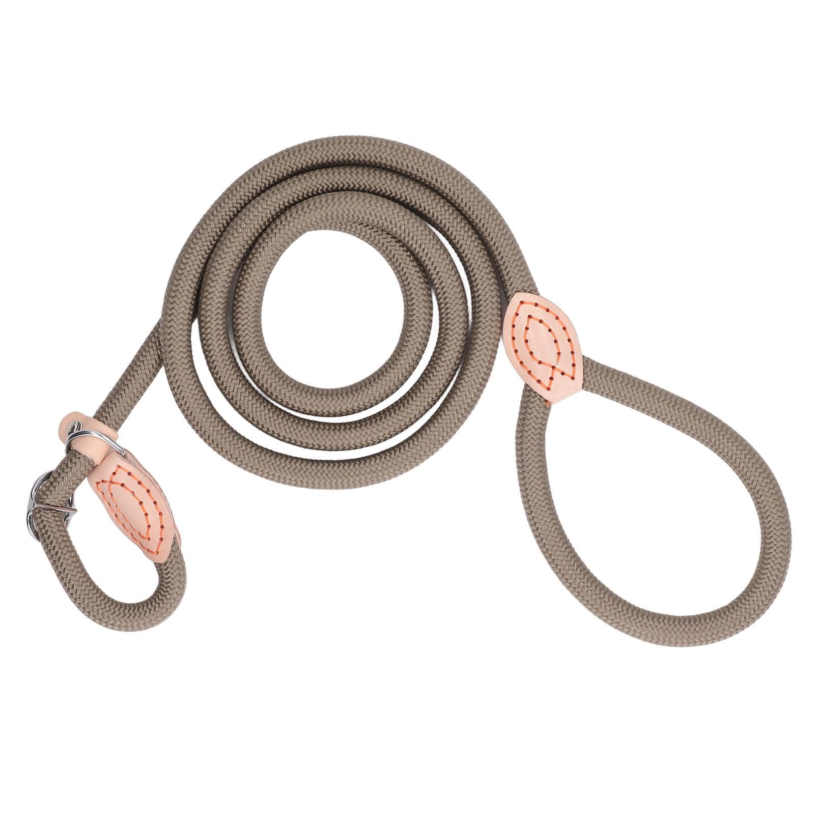 Dog Leash Breakaway Sudden Rush Comfortable Grip Nylon Dog Leash for Small Medium Sized Dogs Khaki S(for 2-4kg) khaki