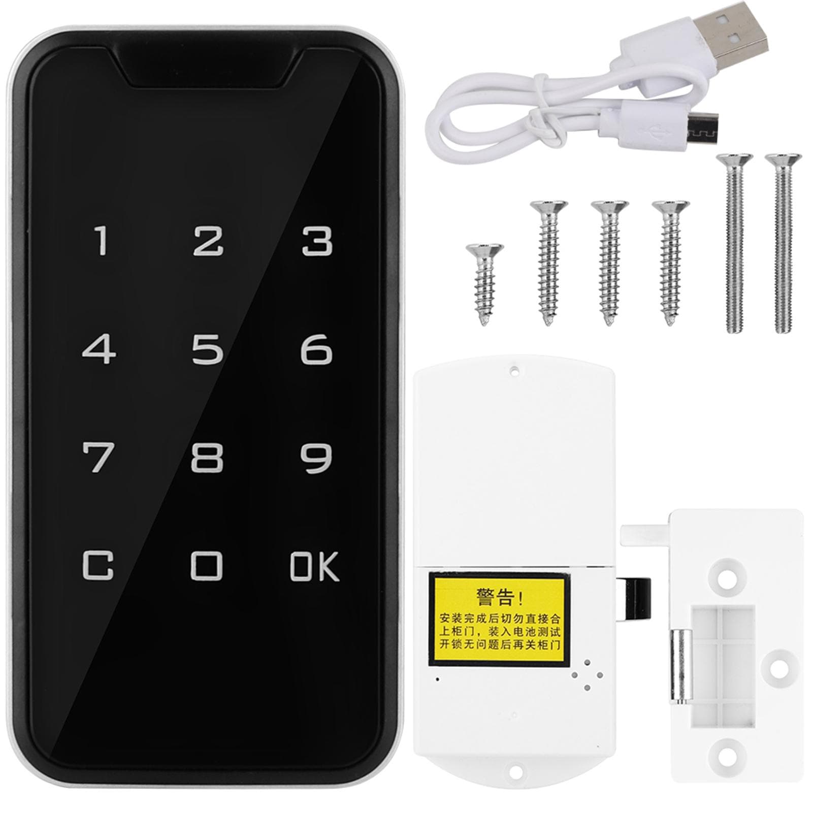 Smart Electronic Password Lock Sauna Fitness Cabinet Drawer Lock Touch Screen