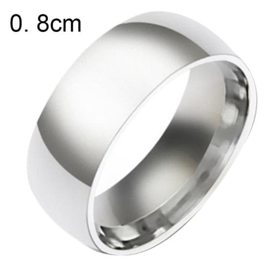 Unisex Stainless Steel Engagement Couple Band Finger Rings Jewelry Gift US 8 Male