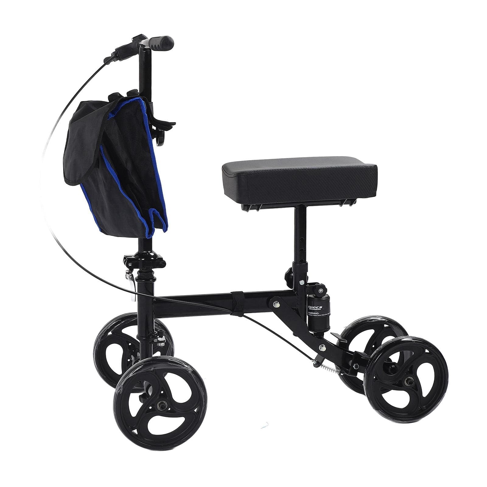 Steerable Adjustable Foot Injury Recovery Knee Walker Leg Walker Knee Scooter Healthy Care white