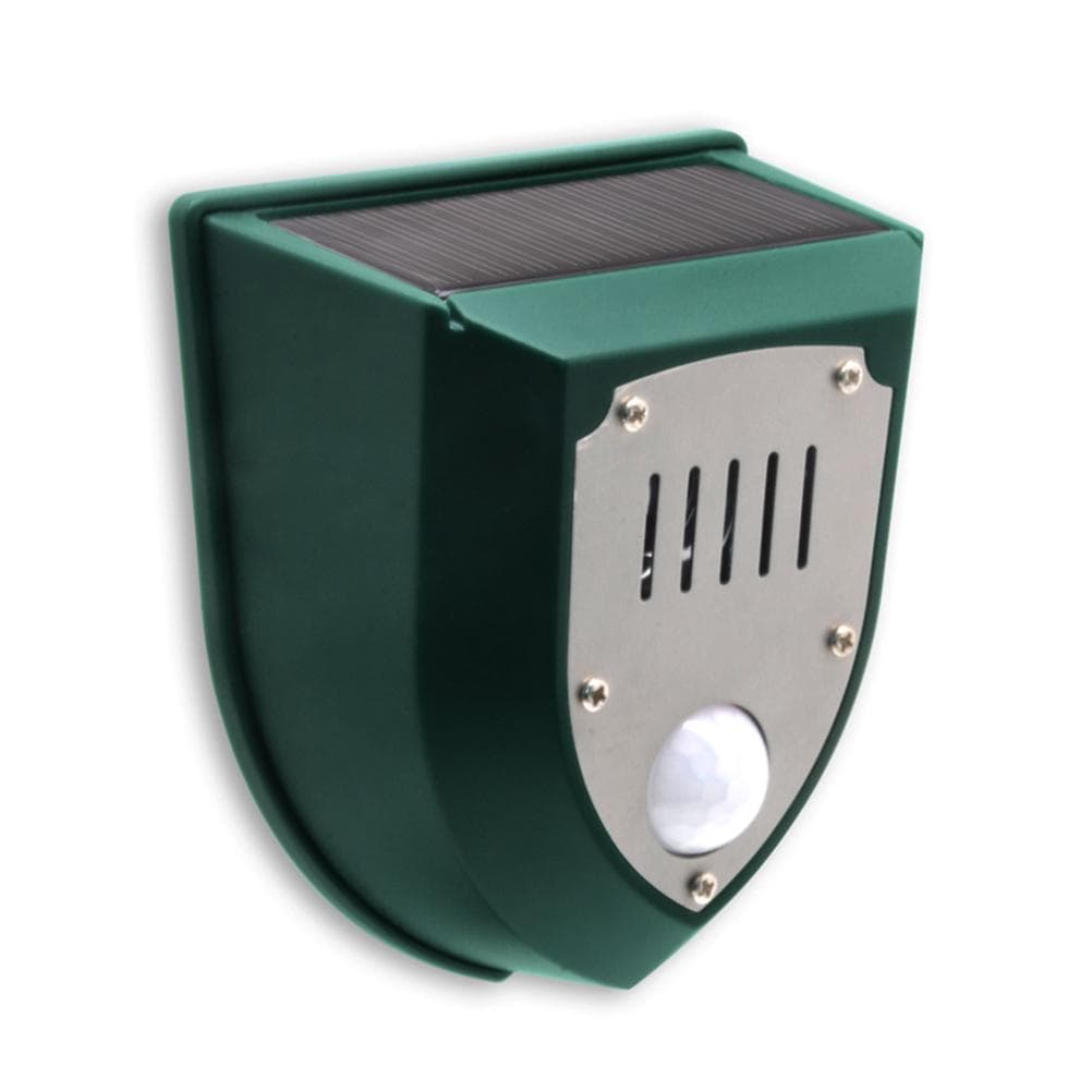 Solar Sound Light Alarm Motion Sensor 110dB Sound Alert Flash Warning Strobe Security Alarm System