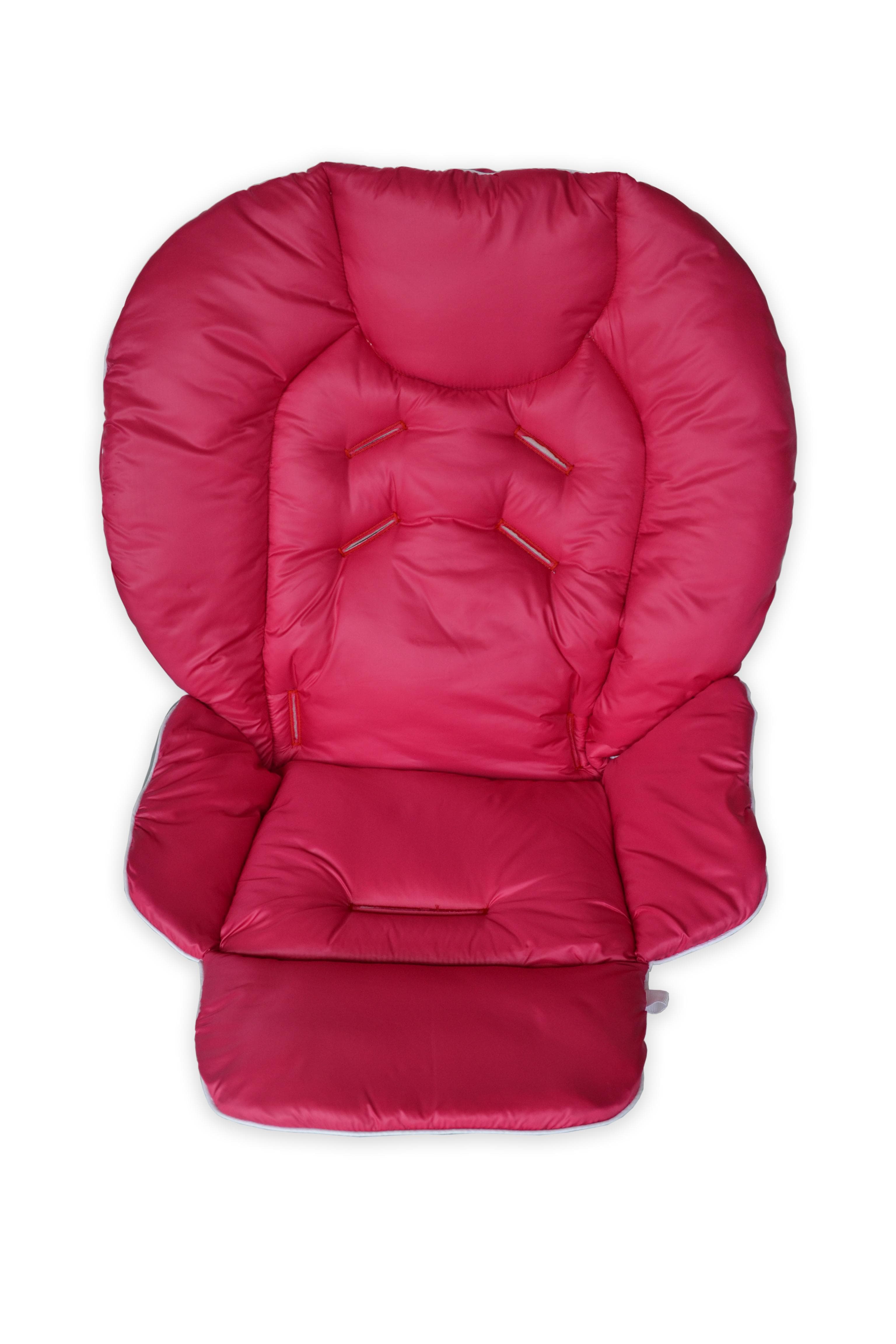 Сhicco Polly highchair waterproof cover, solid color, water-repellent highchair insert rich maroon