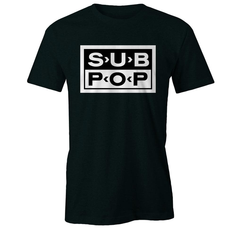Sub Pop Grunge Nirvana The Vaselines Murder City Devils Record Label Unisex T-Shirt M