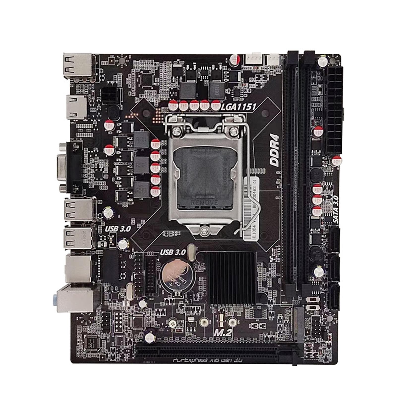 DDR4 H310B4 Computer Motherboard LGA1151 CPU Support 64G Dual Channel Dual M.2 Interface Realtek black
