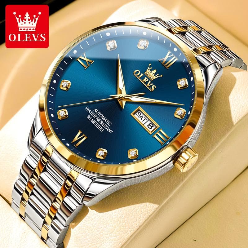 OLEVS New brand Watches Dual Calendar Fully automatic Mechanical Business Trends Men's Watches Men's Watches