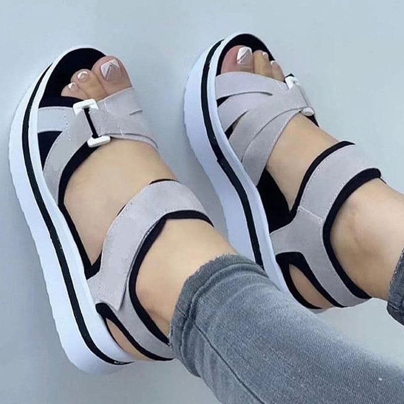 Summer Women Shoes Sandals Elegant Ladies Shoes Outdoor Women's Shoes Wedge Women Shoe Plus Size Sandal Women Footwear Female 35