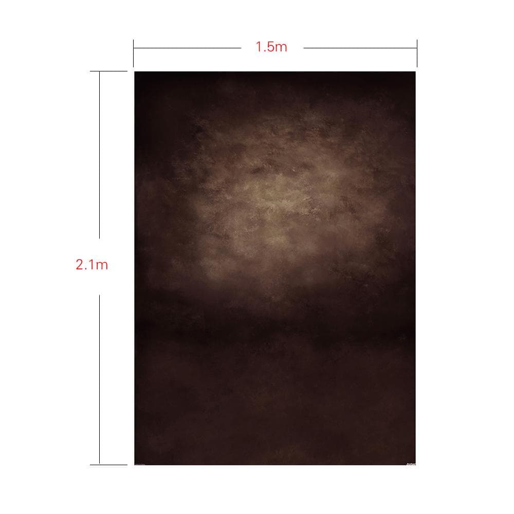 1.5 * 2.1m/5 * 7ft Retro Photography Background Abstract Old Master dark brown