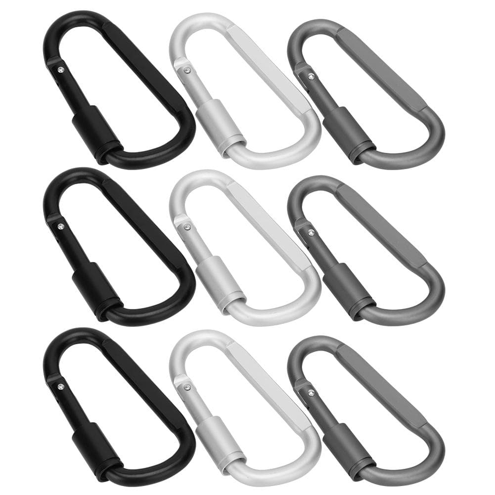 D Shaped Buckle Carabiner Quick Hanging Lock Outdoor Equipment Tool Aluminum Alloy