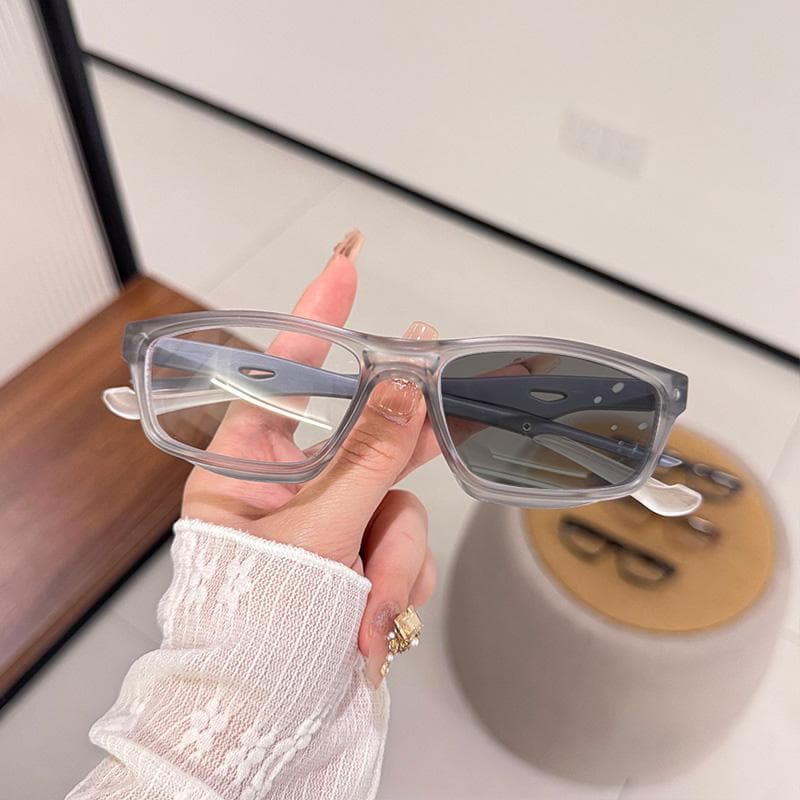 Photochromic Myopia Glasses for Men Adjustable Cycling Eyewear with Anti Detachment Frame Outdoor Sports -4.0
