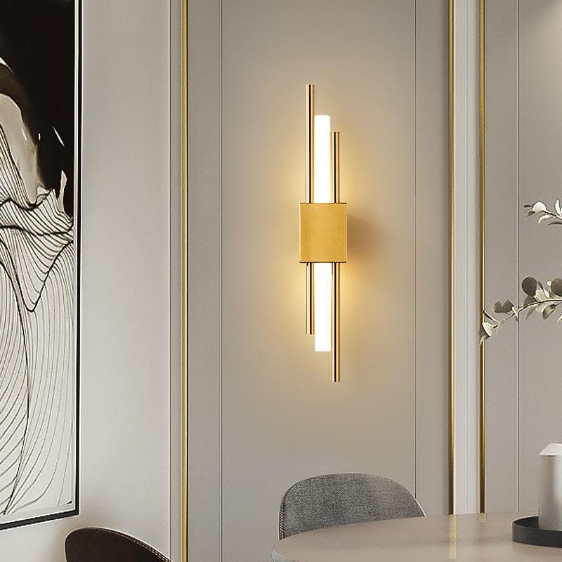 Modern Led Wall Lamp Simple Loft Aisle Corridor Wall Lights New Home Indoor Lighting Decor Lamp Living Room Bedroom Bedside Lamp gold