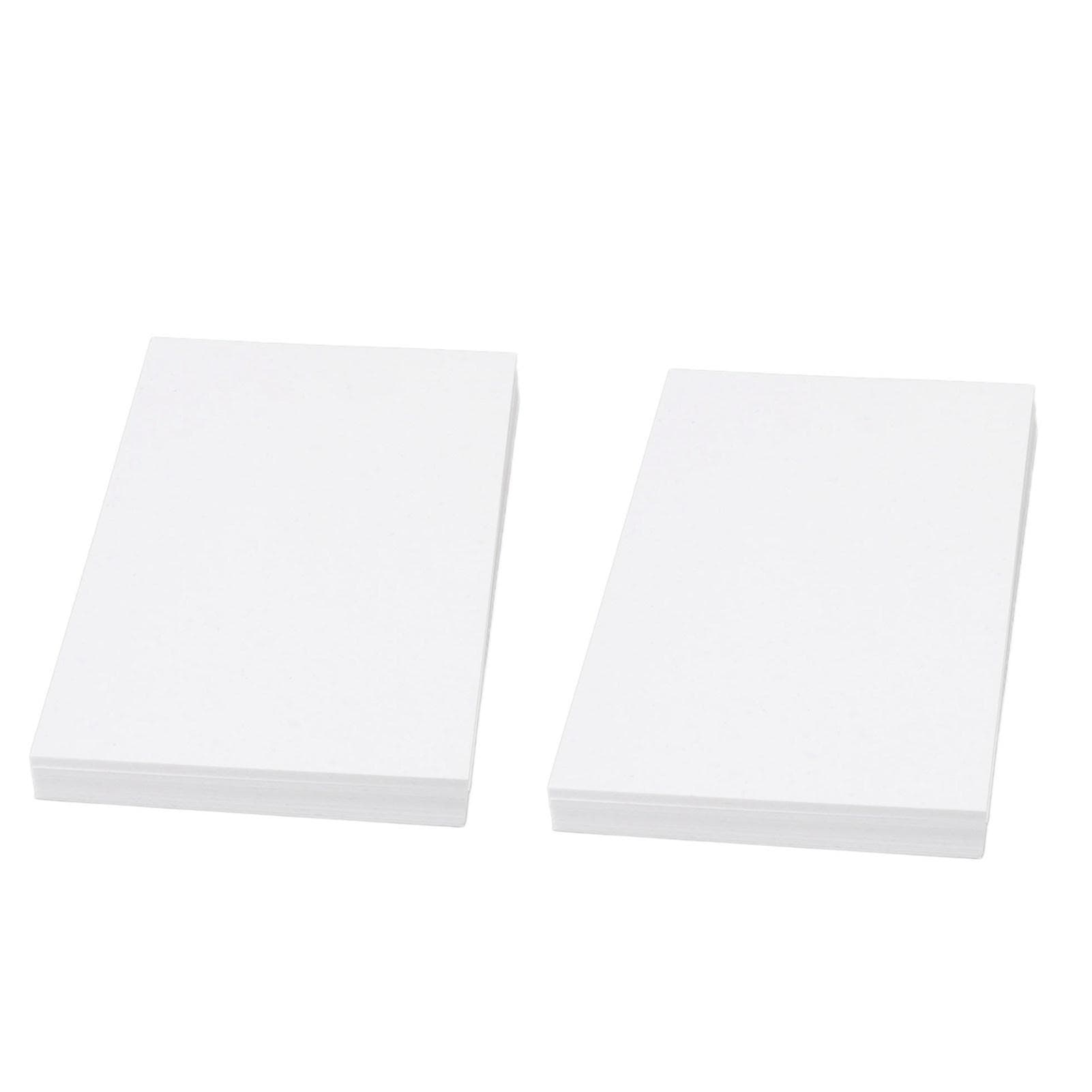 100Pcs 4x6 Blank Cards White Blank 4x6in Premium Paper Wide Application Blank Postcards for Art