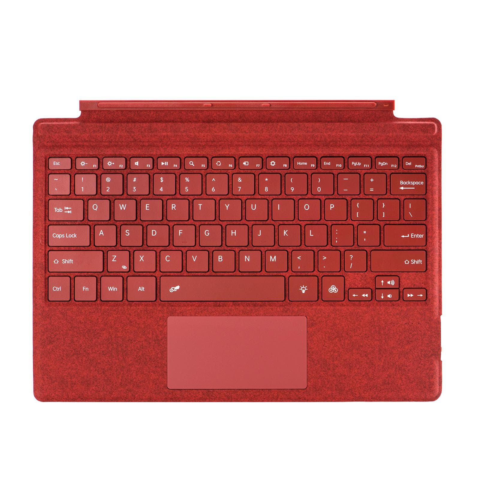 Microsoft Surface Keyboard Pro 34567 BT 5.1 Colourful Backlit Magnetic Slim 10m Range Design red