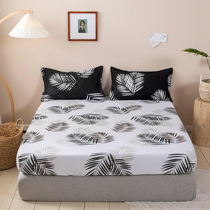 Bonenjoy 1 pc Mattress Cover With Elastic Twin/Full/Queen/King Size Fitted Sheet Carrot Pattern Bedsheet For Adults Children 120x200x25cm