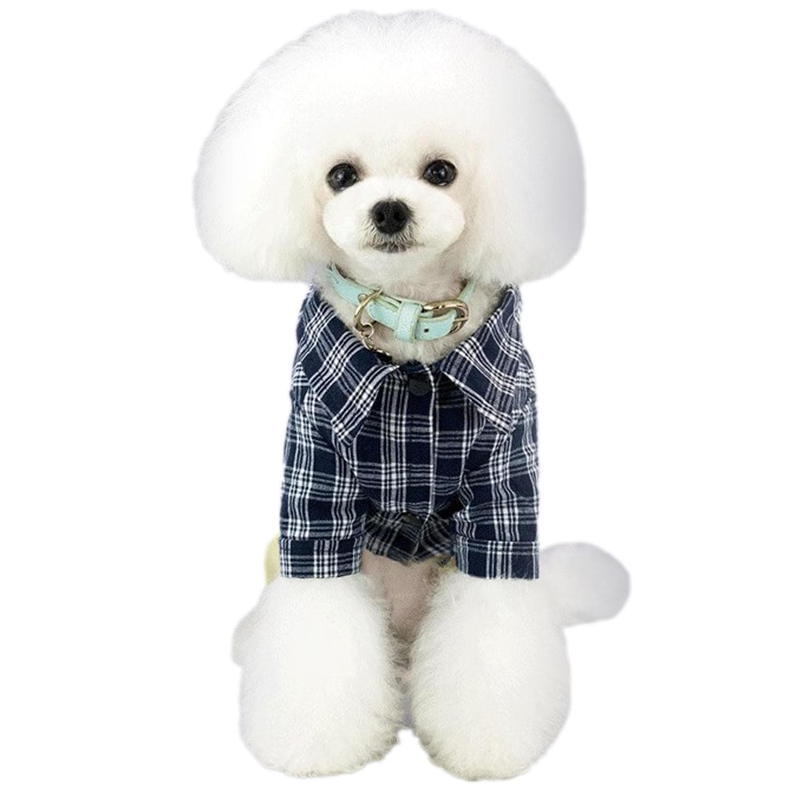 Small Dog Clothes 4 Legged Dog Costume Button Design Spring Summer Pet Clothing for Home Daily Life S khaki