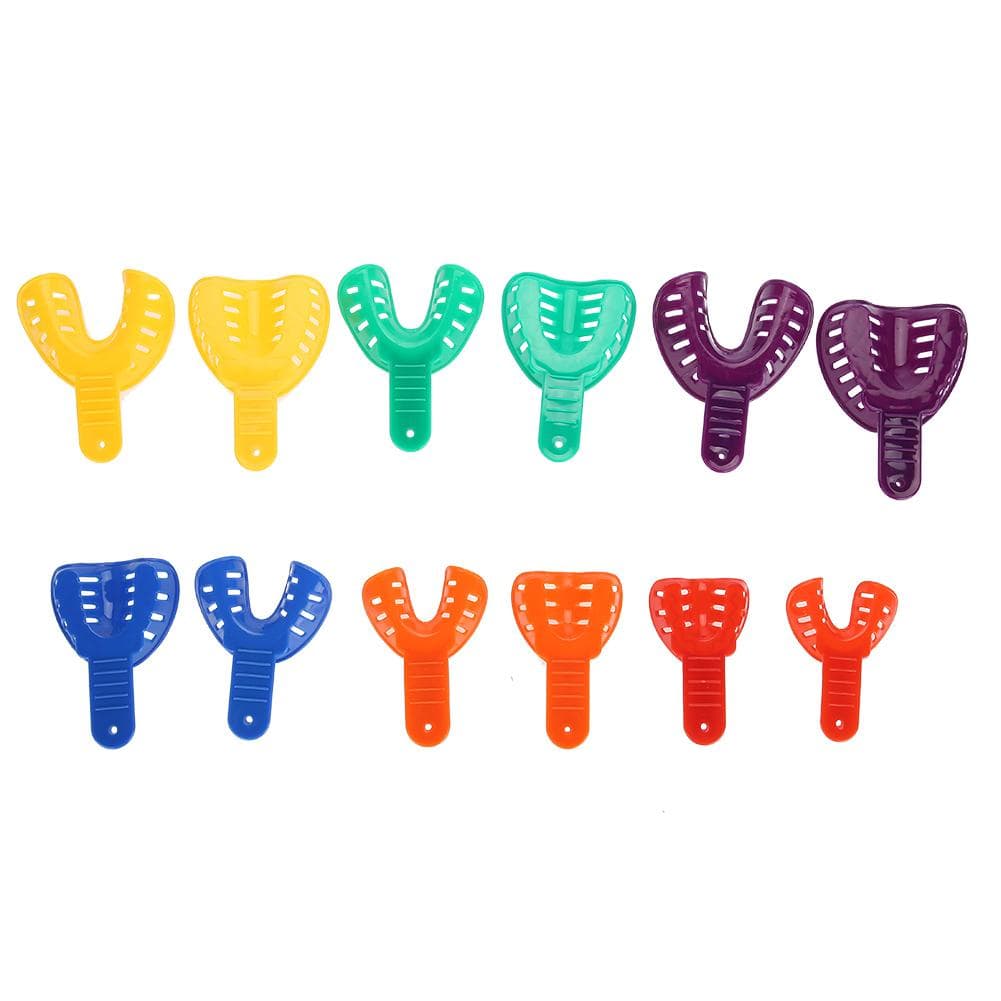 12pcsSet Dental Plastic Teeth Brace Tray Tooth Support Oral Tools