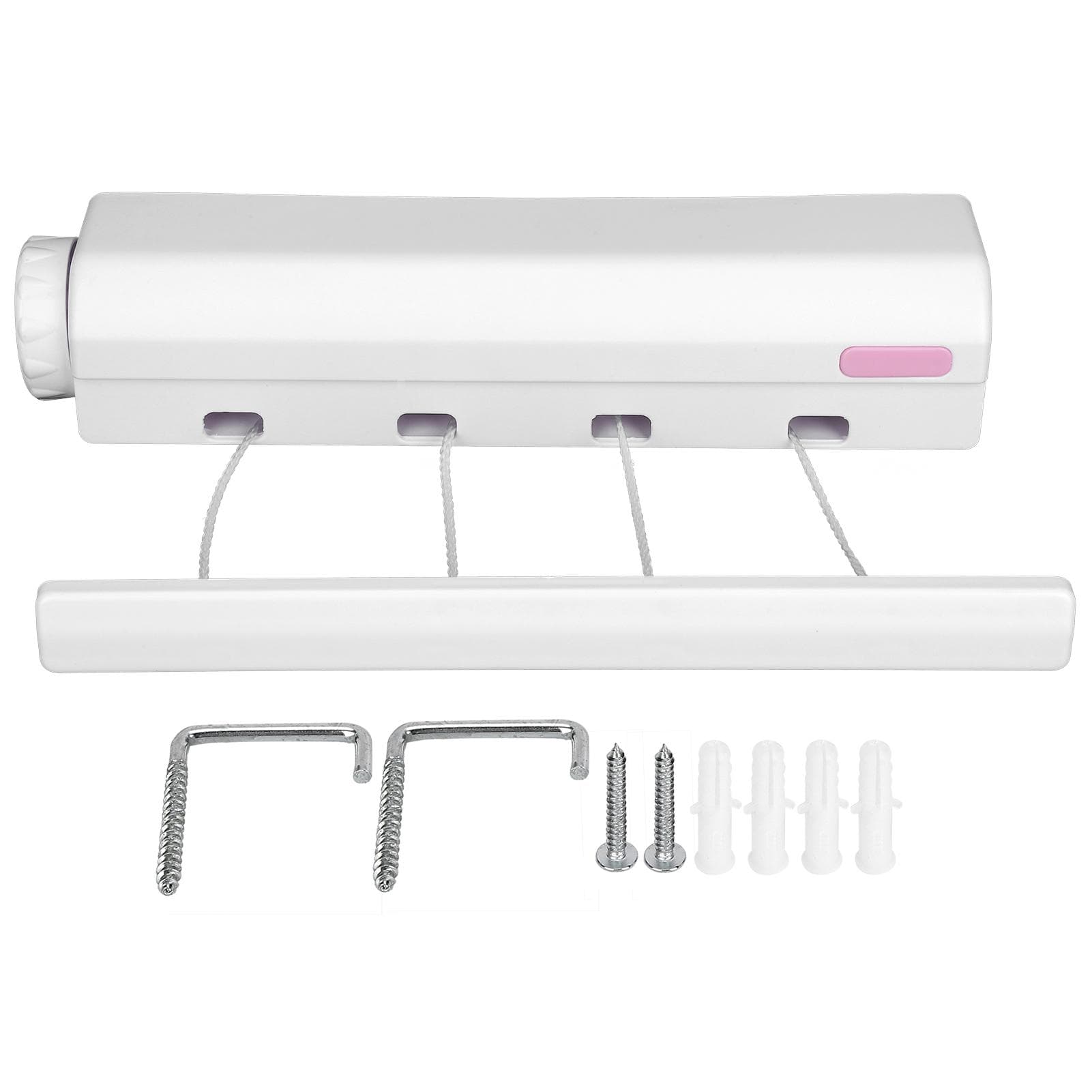 Telescopic Retractable Clothesline Clothes Drying Rope Hanger for Indoor Outdoor SuppliesFive Ropes