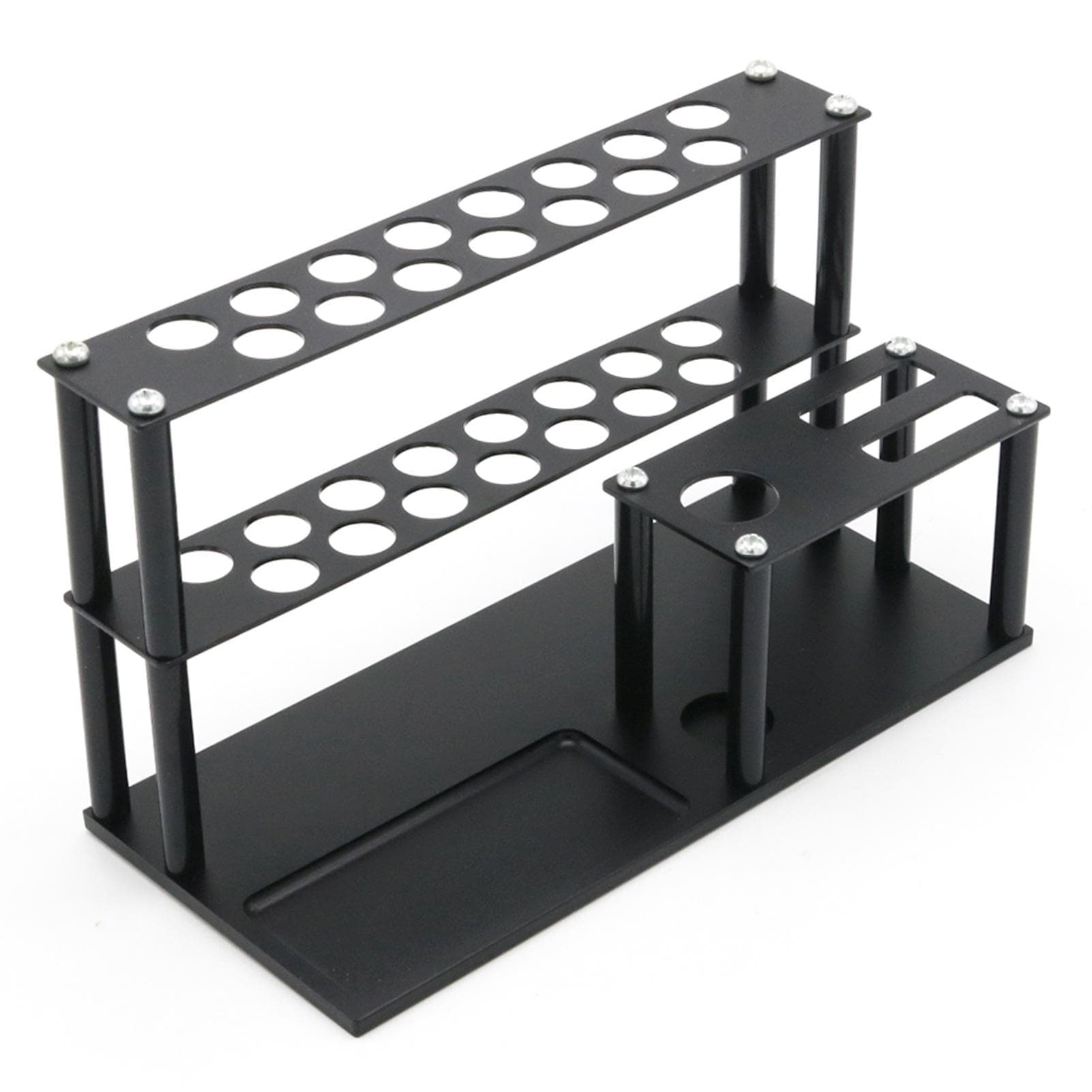 Aluminum Alloy RC Tools Kit Organizer Rack Screwdriver Tools Bracket Scissors Pliers Storage Holder black