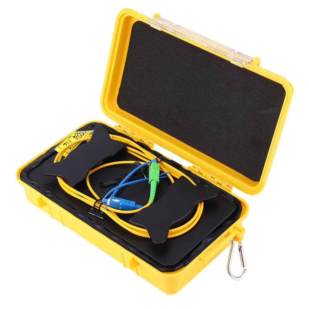 OTDR Launch Cable Box Sc UPCSc APC SM 2km Dead Zone Eliminator Optical Fiber Ring