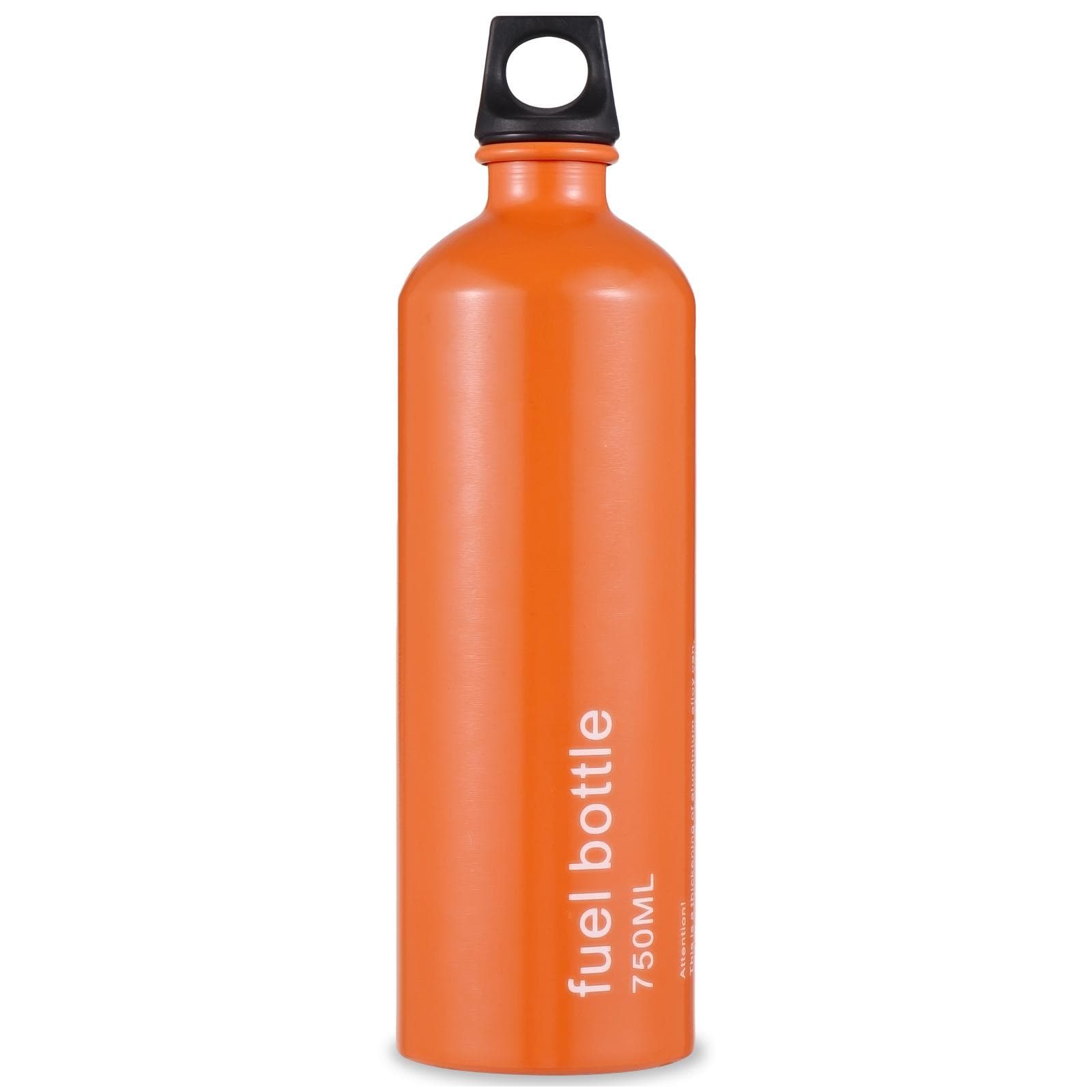 Outdoor Fuel Bottle Petrol Alcohol Liquid Oil Bottle 750ml Oil Storage Can for Camping Hiking orange