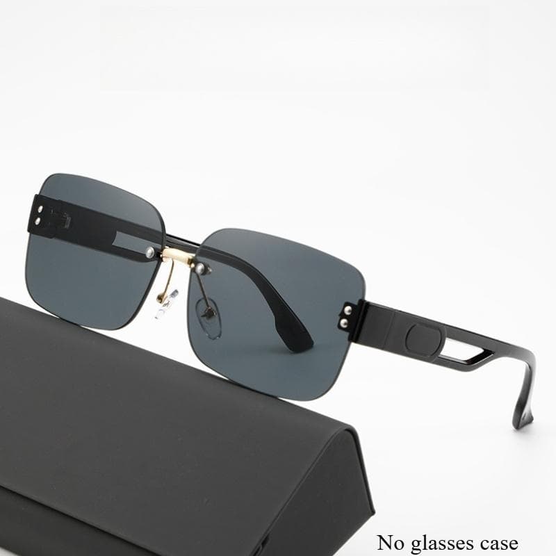 5PCS Frameless Square Sunglasses Women Men Metal Retro Fashion Shades UV Protection