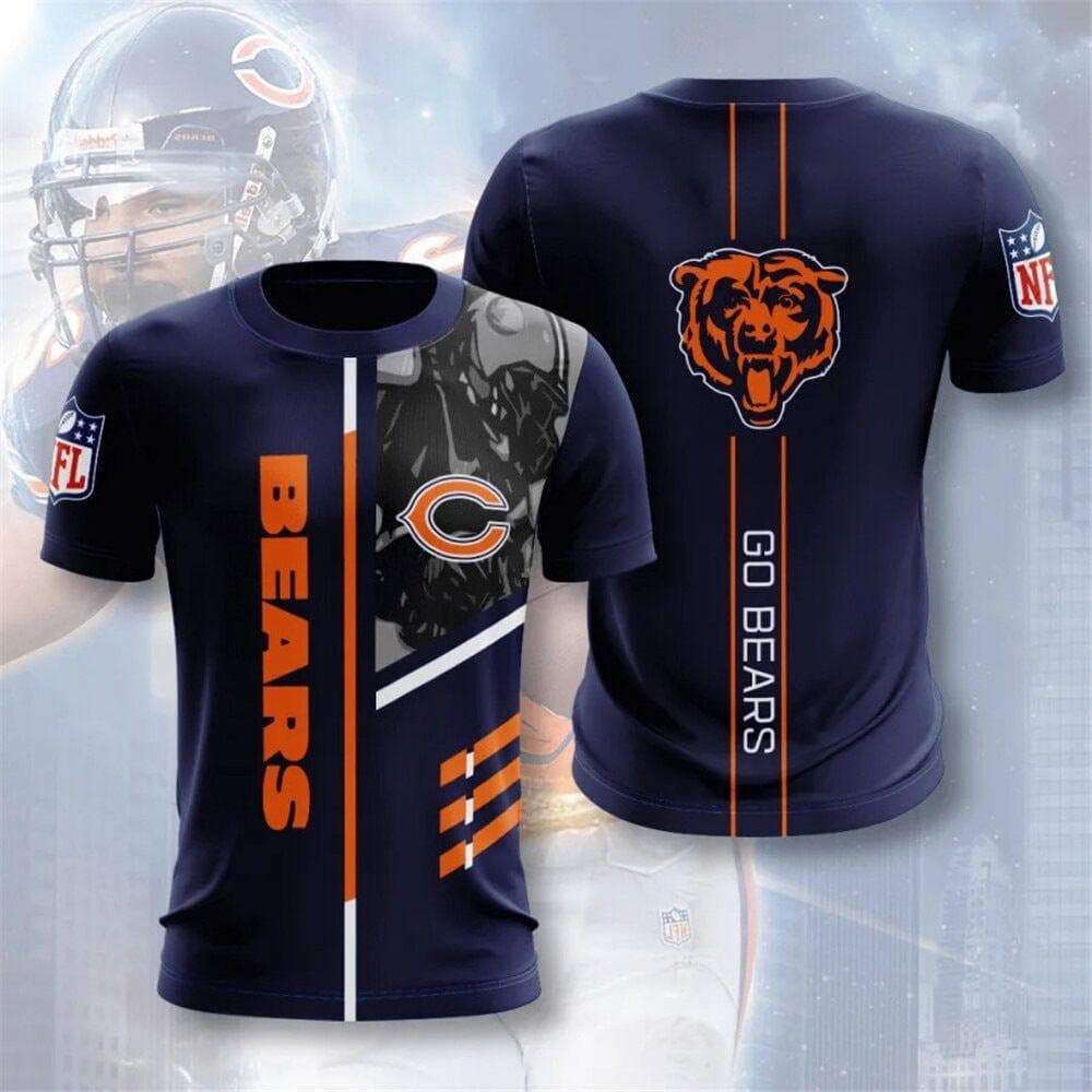 NFL Men's Football Shirt Sports Easy To Dry Short Sleeve 3D Digital Printed Team Needle Eye T-shirt 3XL