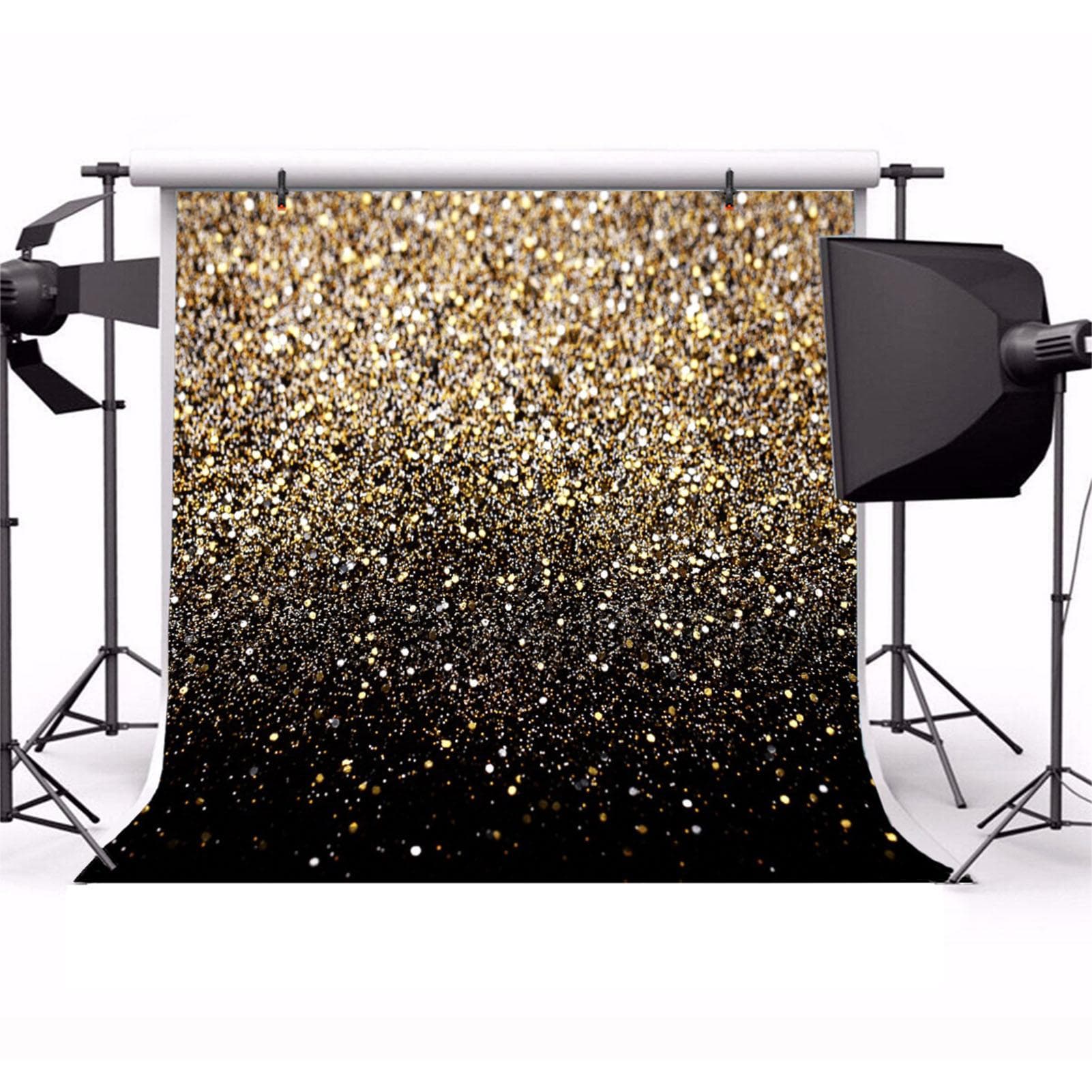 Vinyl Background Cloth Gradient Sequin Light Spot Collapsible Backdrop for Photo Photography