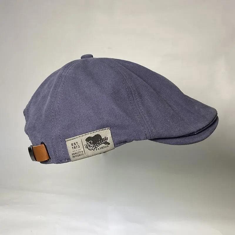 Original Retro Earth Cool Japanese Washed Adjustable Forward Hat Reverse Beret British Tide Brand Male Painter Hat