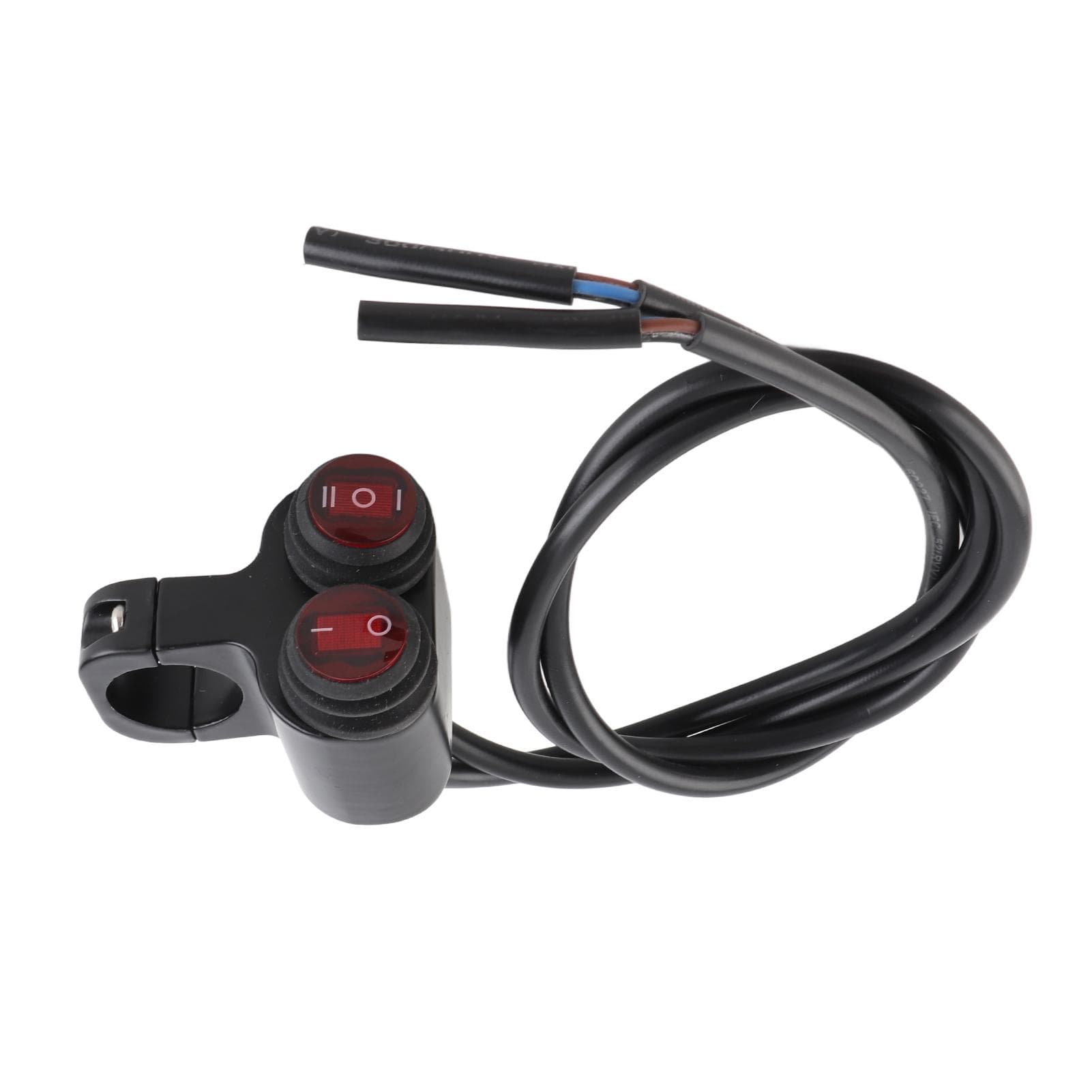 Water Resistant Motorcycle Light Switch 12V Input Voltage Motorcycle Emergency Flashers Switch With