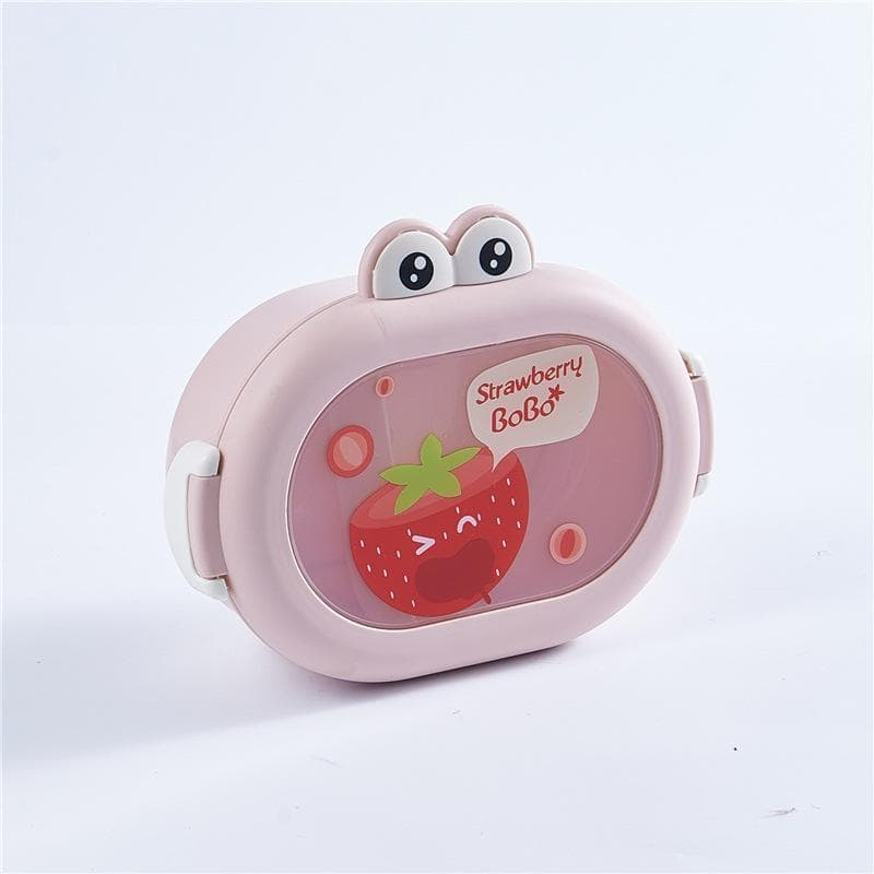 Children Cartoon Bento Box Cute Little Frog Lunch Box Outdoor Picnic Food Container Fruits Snacks Storage Box for Kids Student