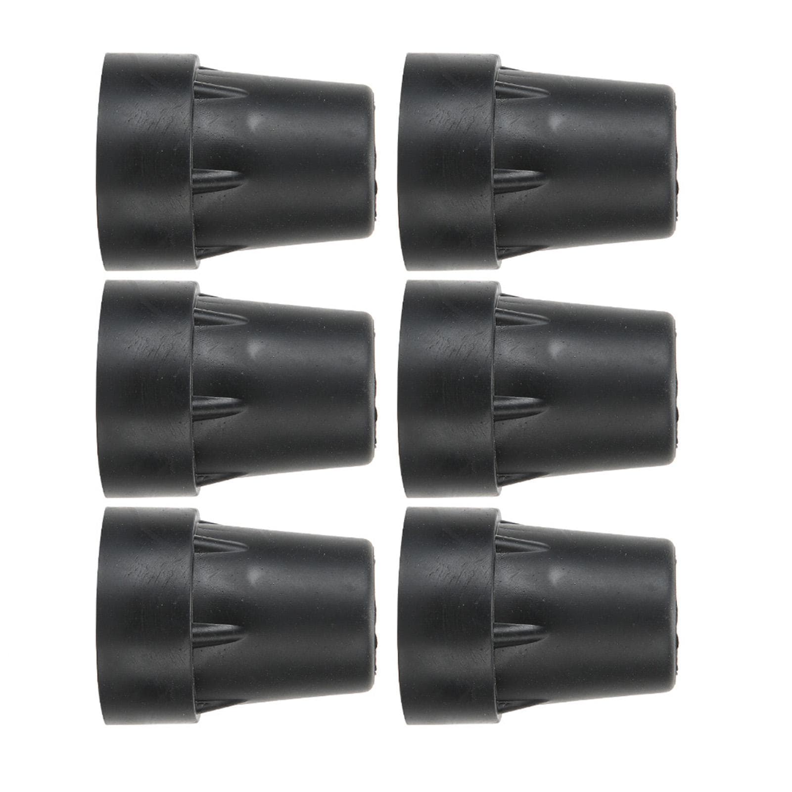 6pcs Walking Stick Bottom Pads AntiSlip Walking Canes End Cover Tip Accessory