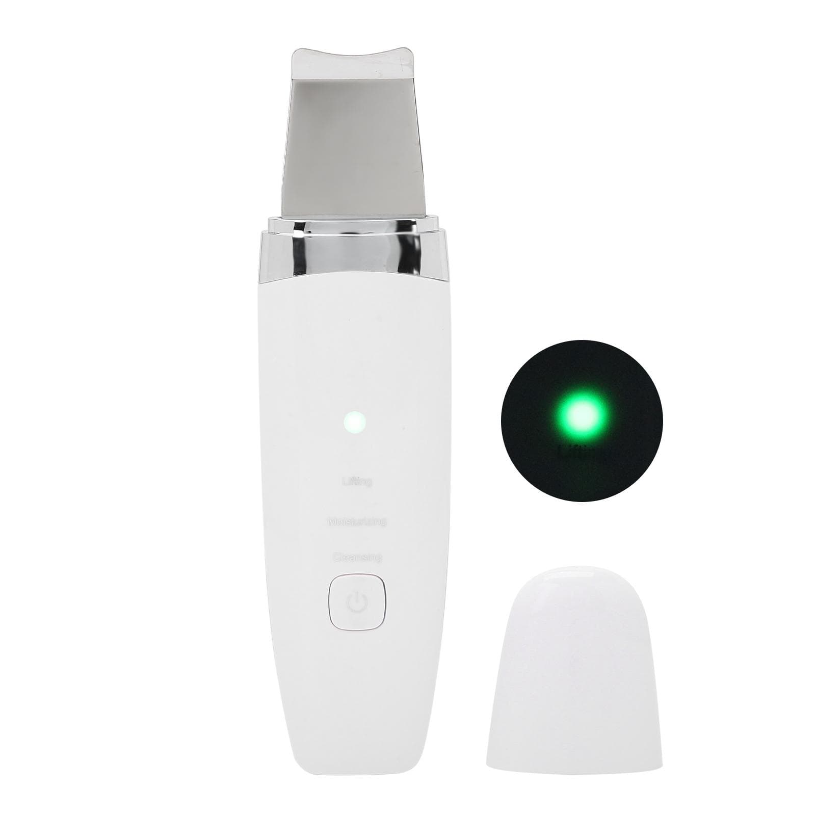 Skin Scrubber Ultrasonic Rechargeable Pore Cleaning Blackhead Removal Facial Lifting Spatula
