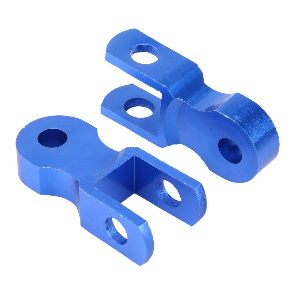 2PCs Motorcycle Rear Shock Absorber Riser 5cm Heightening Device Pad for Chassis with Screw black