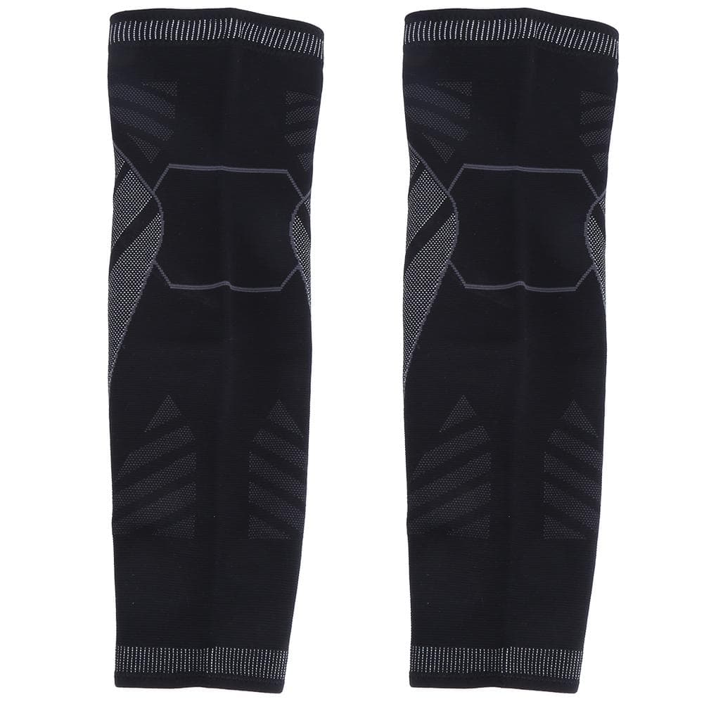 2Pcs Summer Thin Kneepad Knitted Nylon Flexible Long Sleeve Knee Protector SportsXL