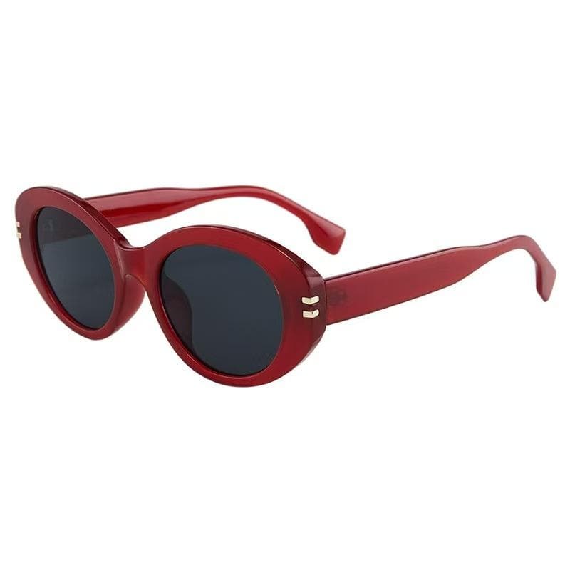 Trendy Oval Sunglasses for Women Men UV Protection Fashion Sun Glasses Driving Fishing Stylish Eyewear