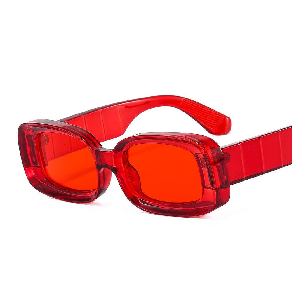 Small Square Sunglasses Women Men Vintage UV400 Travel Rectangle Shades Sun Glasses Lunette Soleil Femme Gafas De Sol Oculus as picture