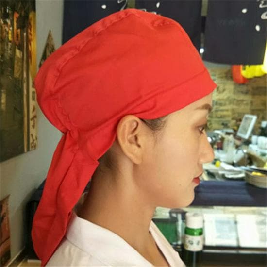 Unisex Japanese Kitchen Chef Hat - Ideal for Restaurants & Fast Food Adjustable