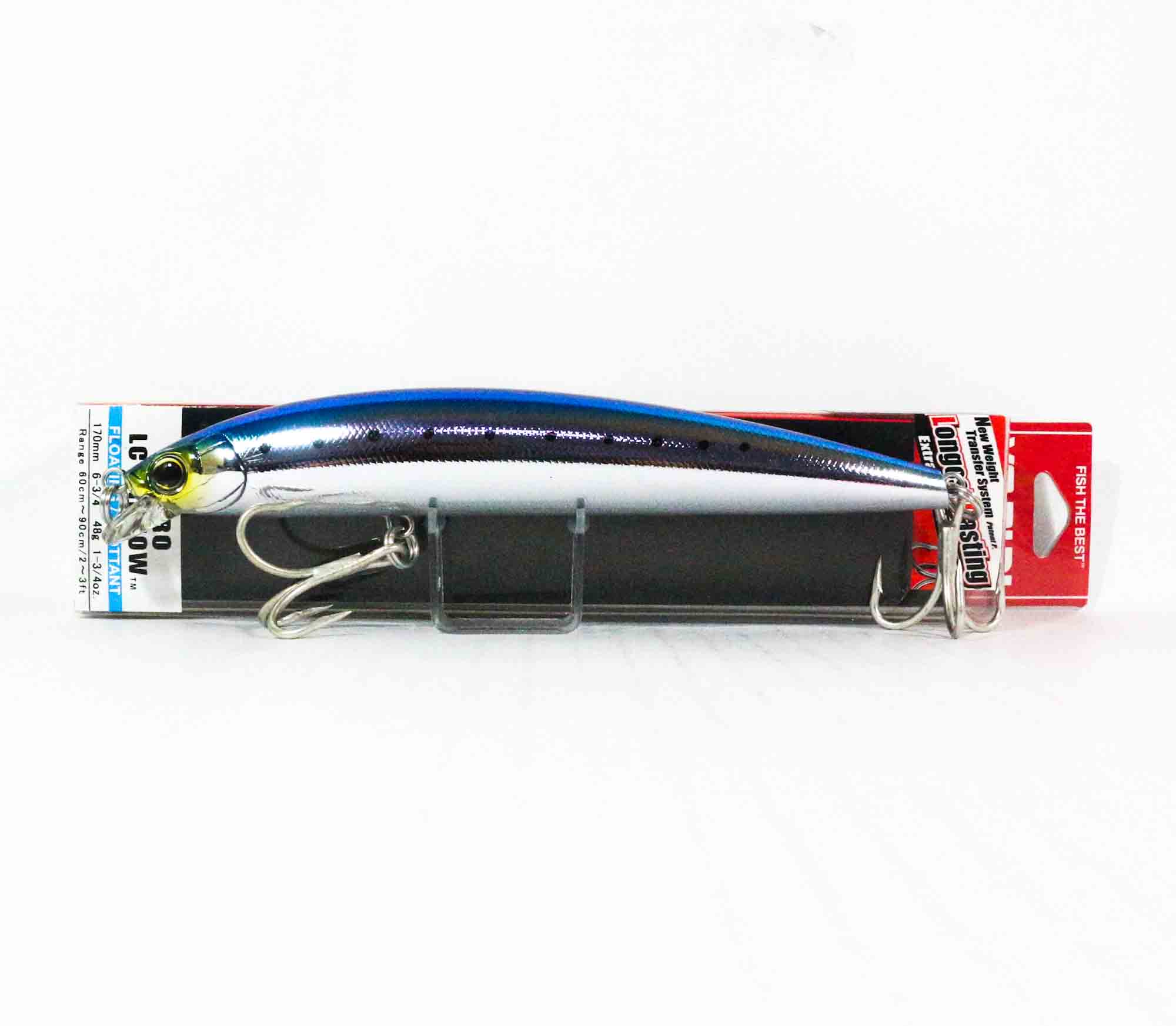 Yo Zuri Hydro Minnow Long Cast 170 mm Floating Lure R1323-HIW (7523)