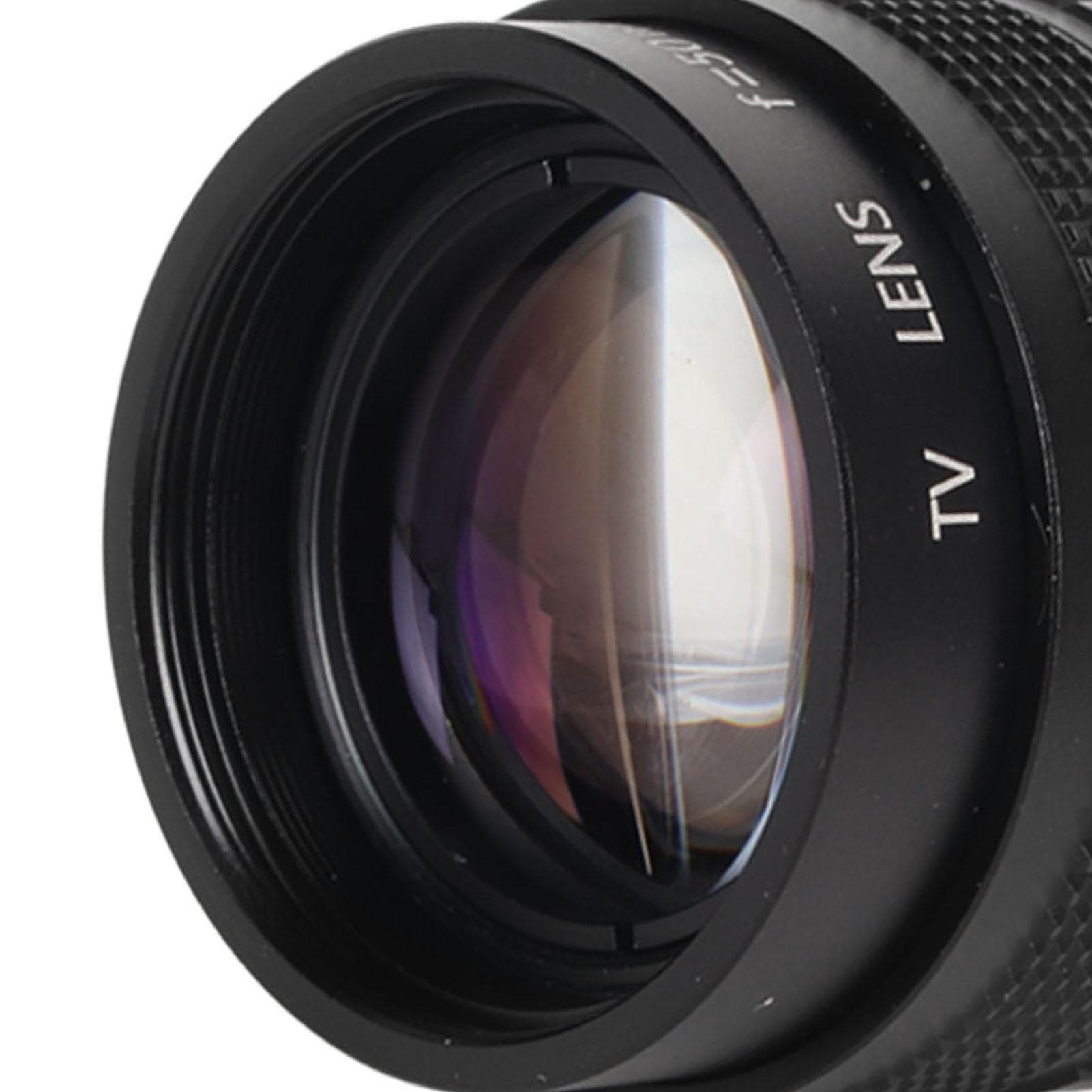 50mm Manual Focus Prime Lens F1.4 C 23inch Large Aperture Fixed Focus Lens for Industrial Video