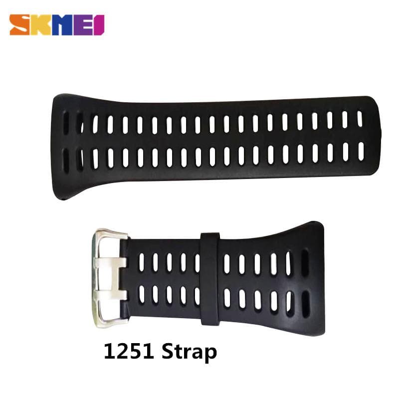 SKMEI 1251 1688 1628 1841 1258 1025 1243 1068 Brand Original Black Wrist Silicone Strap For Men Women Watches