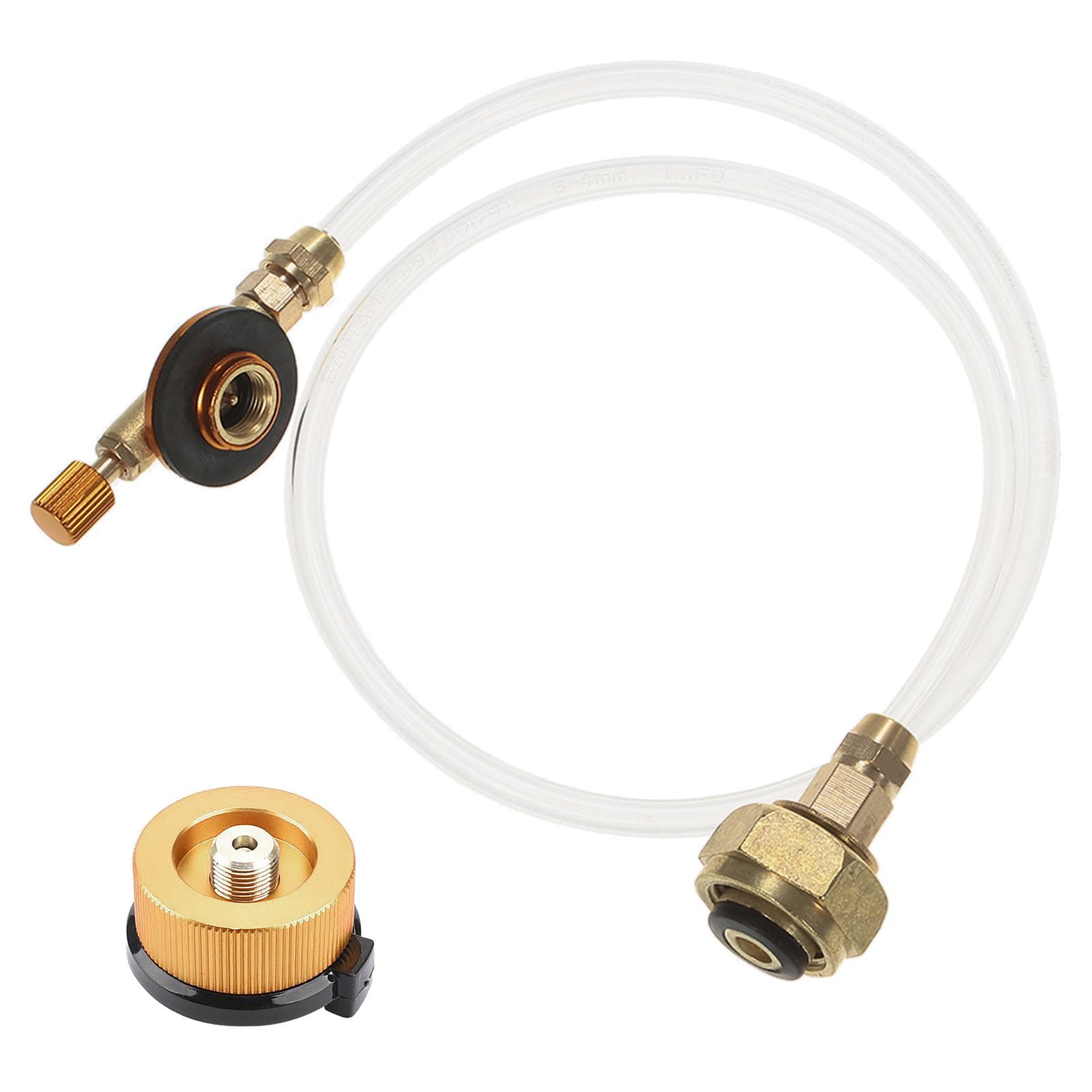 Outdoor Camping Gas Stove Propane Refill Adapter Gas Cylinder Adapter Convertor Gas Filling Tank Coupler Outdoor Stove Accessories PVC pipe