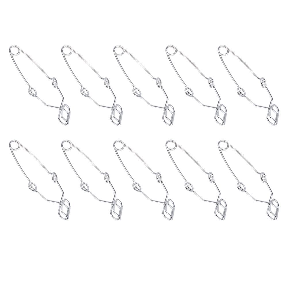 10Pcs Test Tube Clip Clamp Experiment Testing Holder Tool for Laboratory Large Size