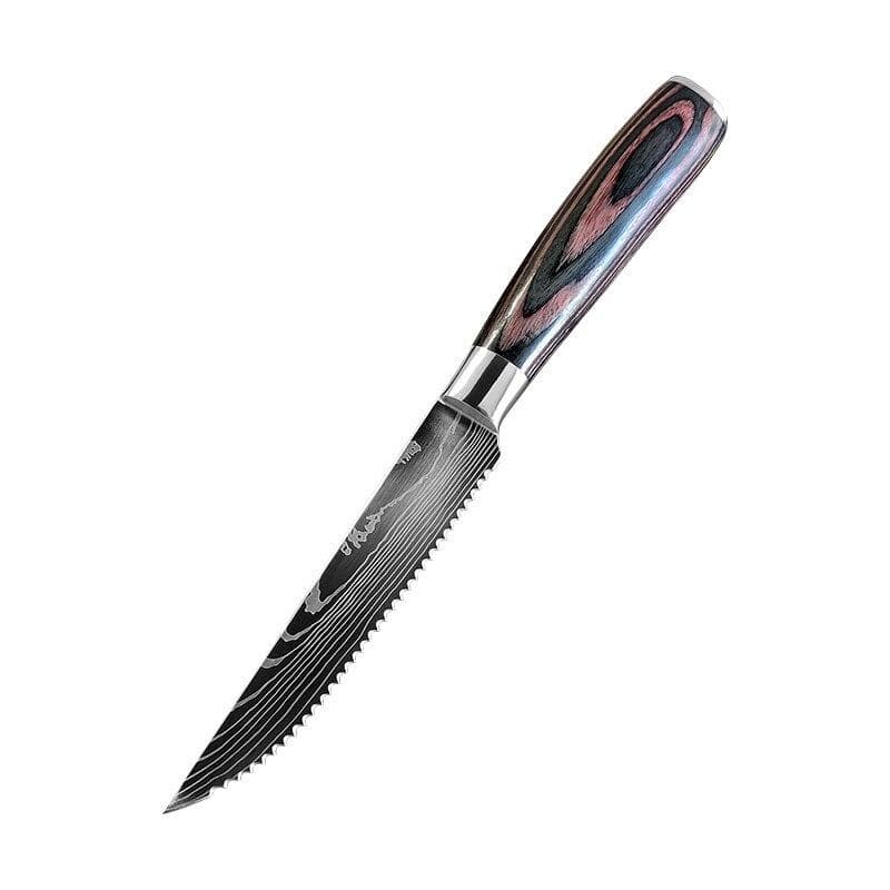 Steak Knife Kitchen Knives Set Stainless Steel Beef Knives Dinner Knife Bread Cutter 1