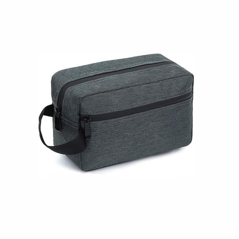 Cosmetic Bag Travel Toiletry Shaving Bag for Toiletries Accessories Foldable Storage Bags with Divider grey