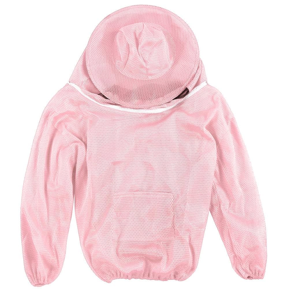 Beekeeping Tools Professional Beekeeping Protective Jacket Beekeeper Veil Suit SmockYellow pink