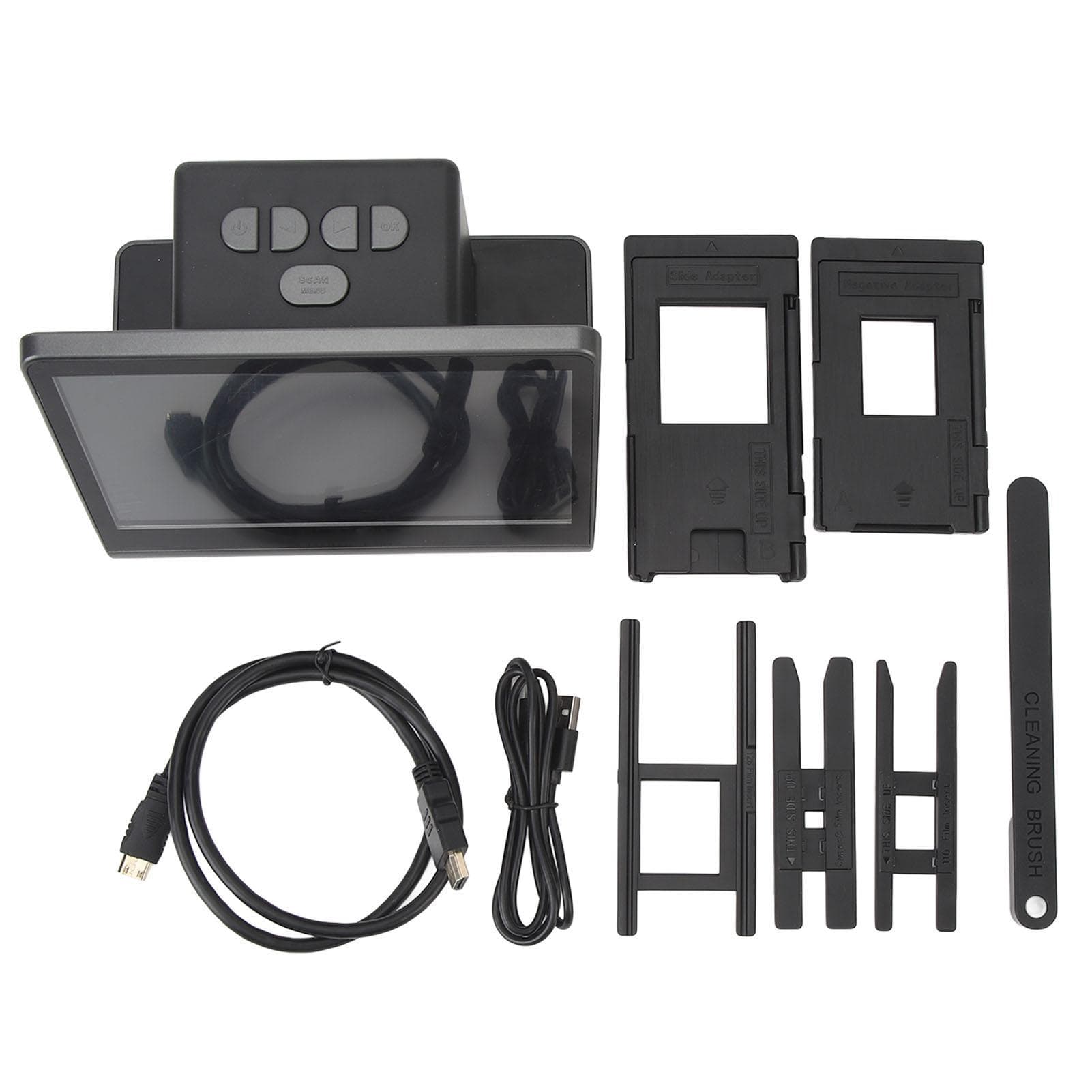Film Scanner with 7inch 48MP HD Screen 16G Film Slide Scanner for 135 126KPK 110 Super 8mm Film